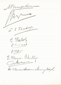 Gedenkboek verloving P. (Piet) MG en Sigrid Hondius (1920)